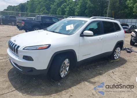 2016 Jeep Cherokee Limited from USA, damaged, VIN 1C4PJMDS9GW373351